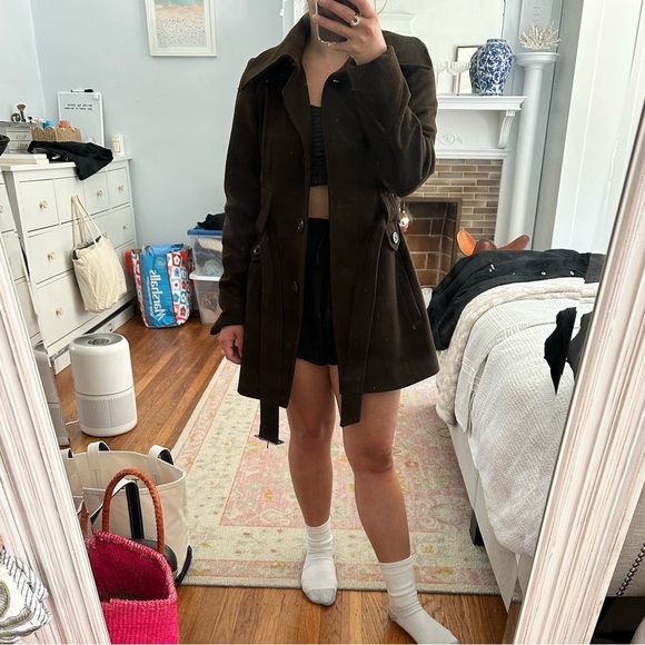 brown miss sixty peacoat - Picture 5 of 7